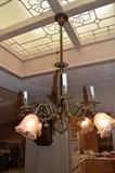 Antique style light fixture