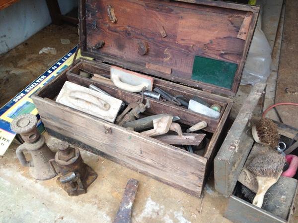 old tool box