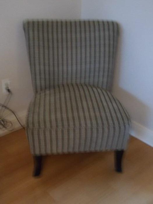 Upholstered Formal Chair - nice lines!