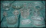 Fostoria glass collection.  Many more pieces.