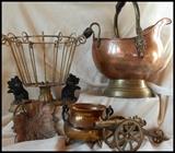 Brass and copper pieces. Just a sample. We have more.