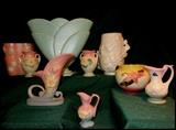 Art pottery: McCoy, Redwing, Hull, Haeger