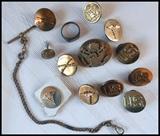military buttons ensignia