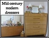 Mid-century modern dressers