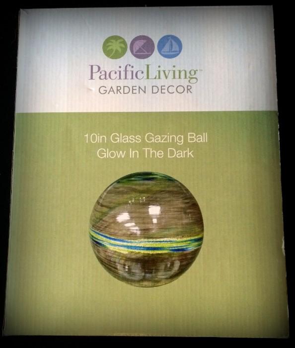 Glow in the Dark Glass Gazing Ball!