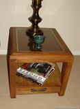 Glass top Coffee Table and 2 matching end tables.
Coffee table measures 53 inches long by 22 inches wide by 15 inches tall.
Each end table measures 20 inches tall by 22 inches wide and 27 inches deep, and has a bottom drawer. This is being sold for local pickup in Coral Springs, FL.