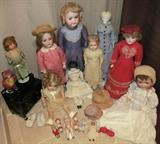 Collection of Antique Dolls