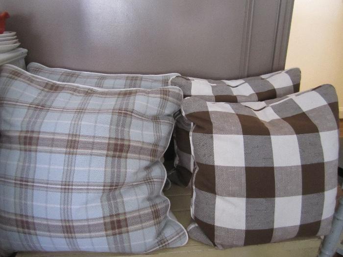 Custom pillows, more not shown