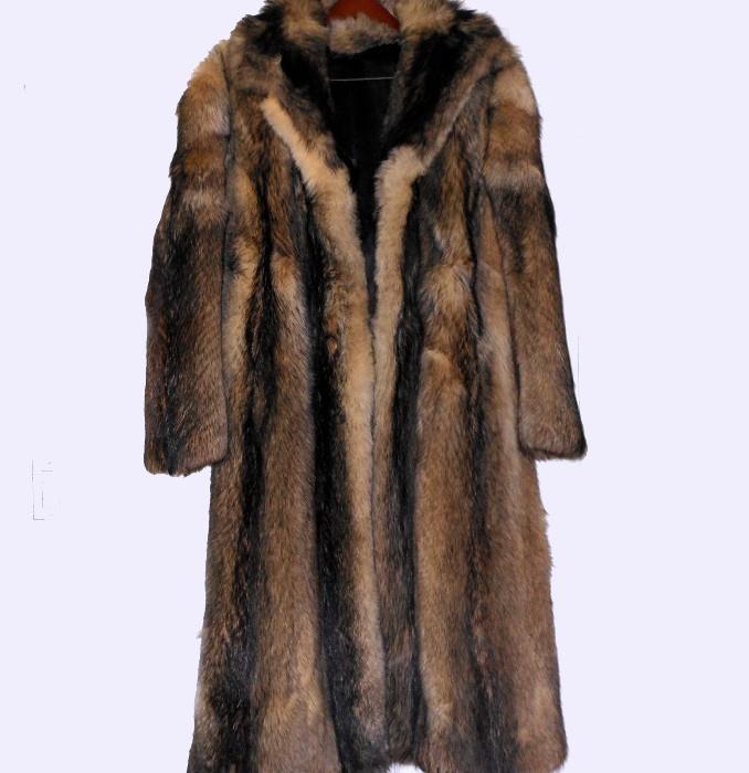 Very Attractive Full Length Fur Coat in Excellent Condition 