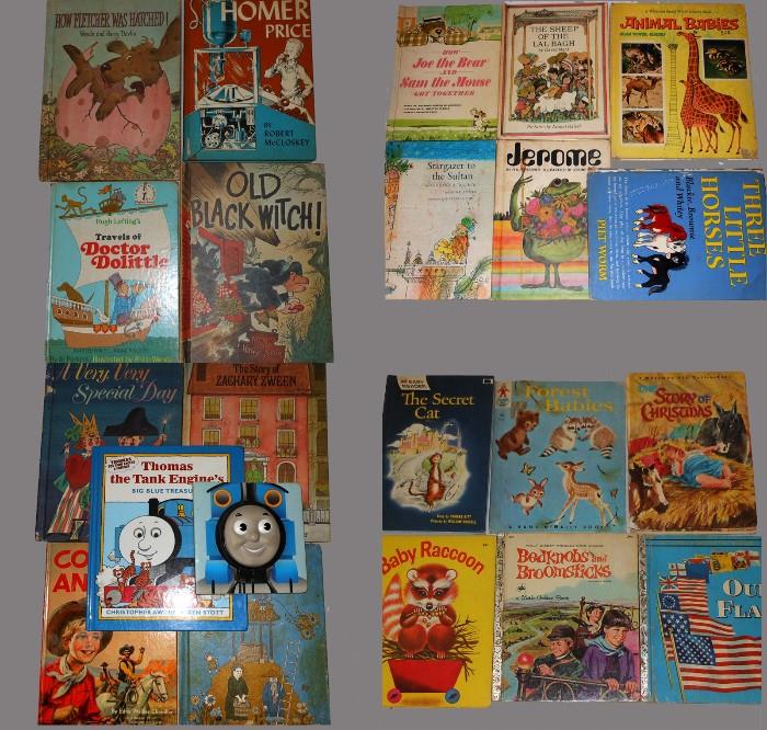 Small Sample of the Large Selection of Children's Books available; Vintage and Newer; All really cute