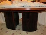 Pedestal base of Vintage Modern Henredon Dining Set