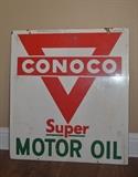 Vintage Porcelain Conoco Sign