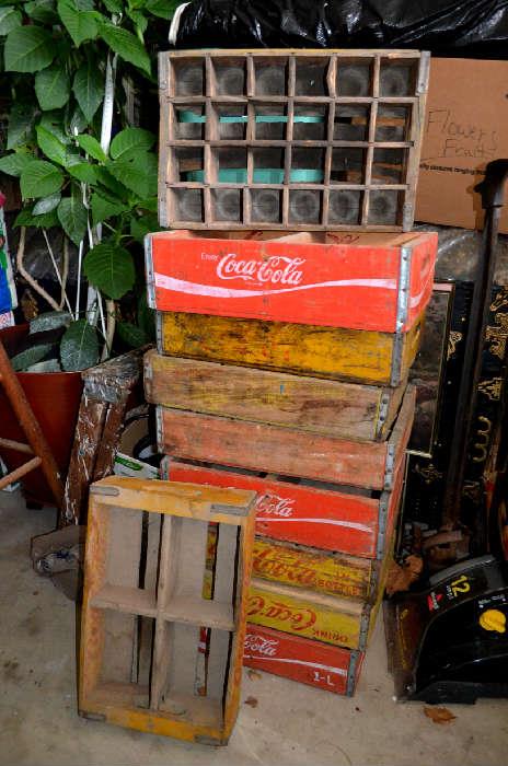 Coca-Cola wooden crates