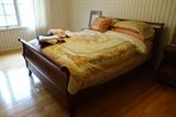 NEWER QUEEN SLEIGH BED