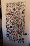 Vast collection of key chains.