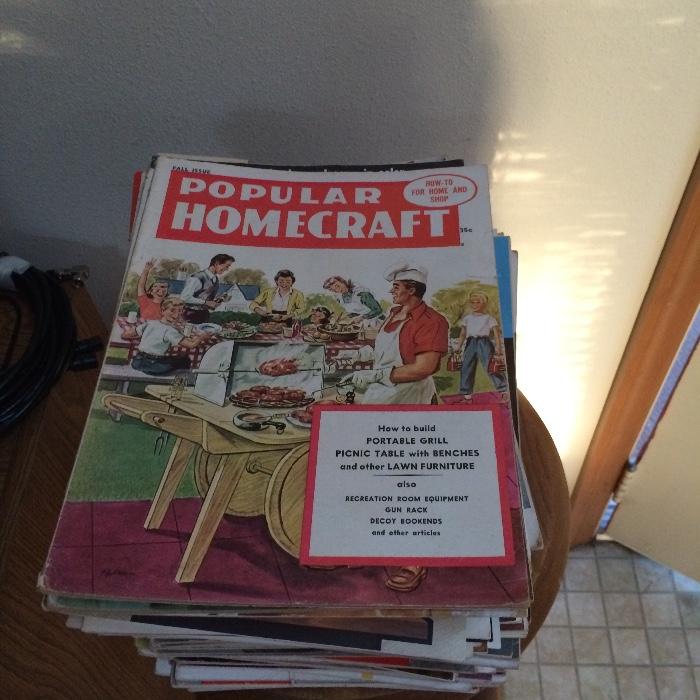 mid century popular homecraft magazine