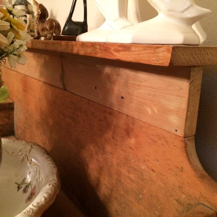 early American primitive dry sink 19th century Pennsylvania joinery