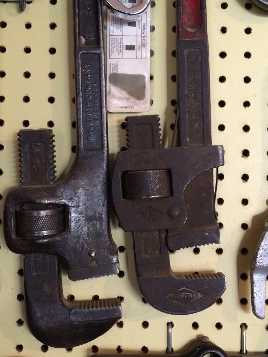 antique pipe wrench