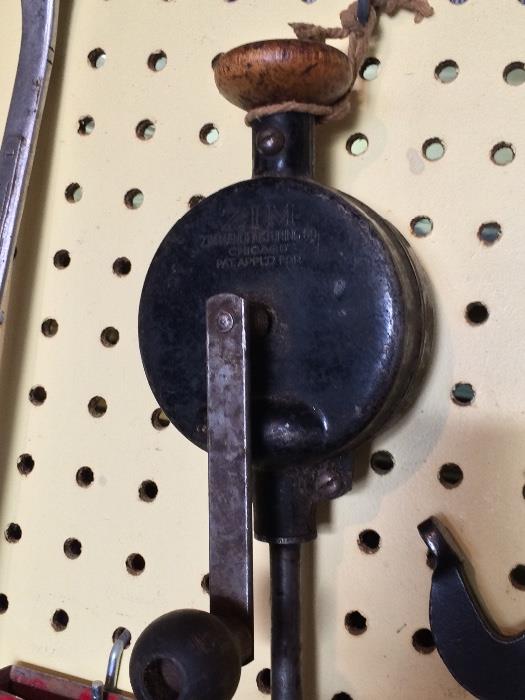 Vintage Zim manufacturing valve lapping tool