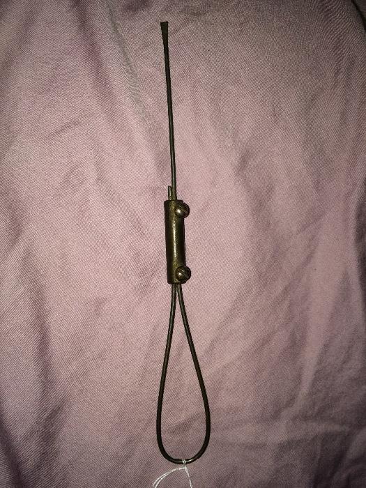 antique twisted iron screwdriver 