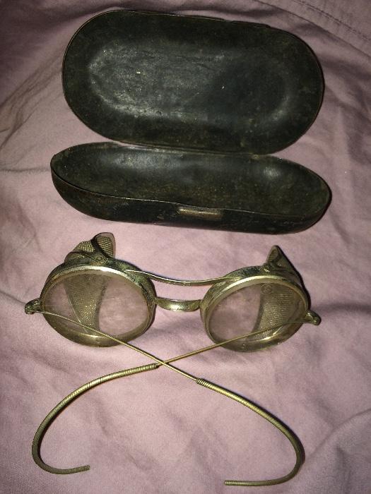 1930's Kings Safety Goggles and case