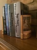           Variety of books & book ends