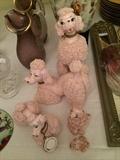             Vintage pink spaghetti poodles