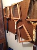                Vintage tennis racquets 