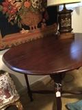                   Oval antique table