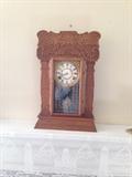 Antique oak clock