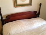 Lillian Russell Davis Cabinet bedroom suite with two dresser...another George Washington bedspread