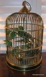Brass birdcage