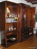 three piece Cherry Entertainment center