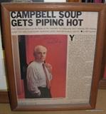 David Johnson Campbell Soup CEO autograph
