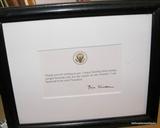 Bill Clinton autograph