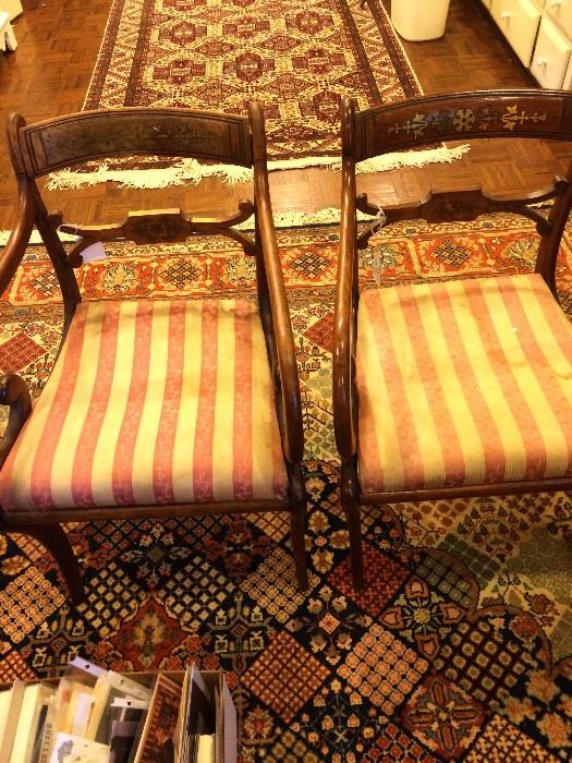                Pair of antique chairs (as is)