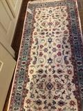   Kashan 100% wool hand made Persian runner 2.6 x 6