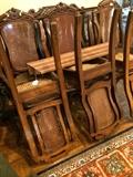                Six cane chairs - need repair