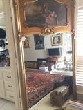              Extremely large decorative  mirror