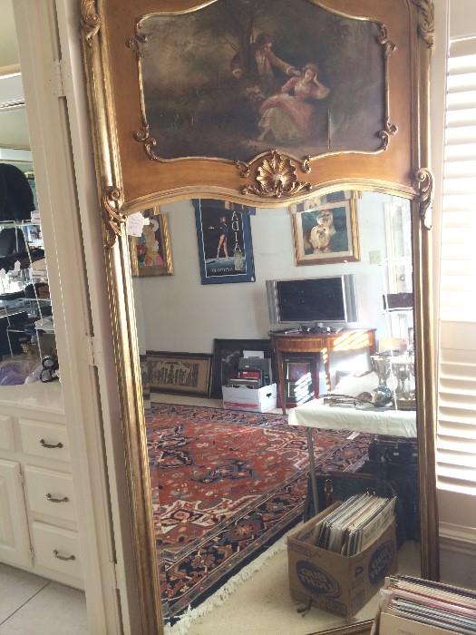 Extremely large decorative mirror