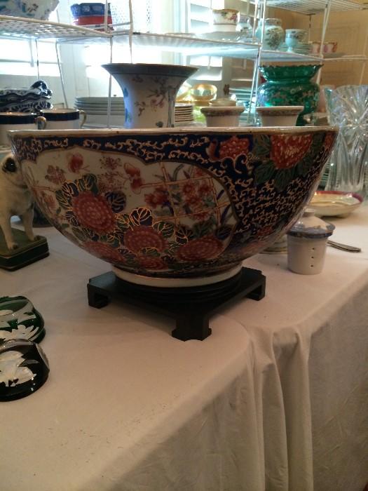                    Asian porcelain  bowl