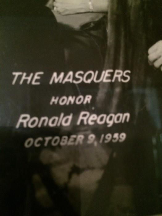 The Masquers honor Ronald Reagan, Oct. 9, 1959
