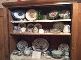 THEODORE HAVILAND VARENNE, HEISEY DANISH PRINCESS, FOSTORIA DOLLY MADISON, WATERFORD, SPODE, NORITAKE PERSPECTIVE, TASTESELLER SIGMA GAROFANO FAENZA BLUE CARNATION ITALIAN POTTERY, GIBRALTAR LIBBEY, 