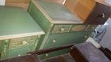 vintage green bedroom set