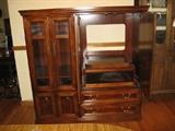 Solid Cherry Wood Entertainment Center