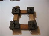 Antique Quilt Frame Holders or CLamps 