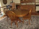 Wood Dining Room Table/4 chairs