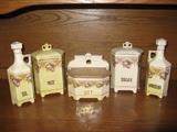 Rest of the 15 Piece Czechoslovaian Cannister/Spice  Set Marked "Luise"