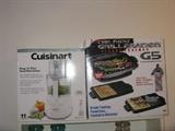 Cuisinart Prep II Plus Food Processor, George Foreman "The Next Grilleration" NIB