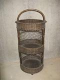 Vintage/Antique WIcker 3 shelf Stand